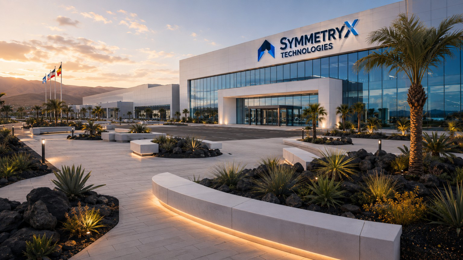 Symmetry Campus auf Fuerteventura — Konzeptvisualisierung