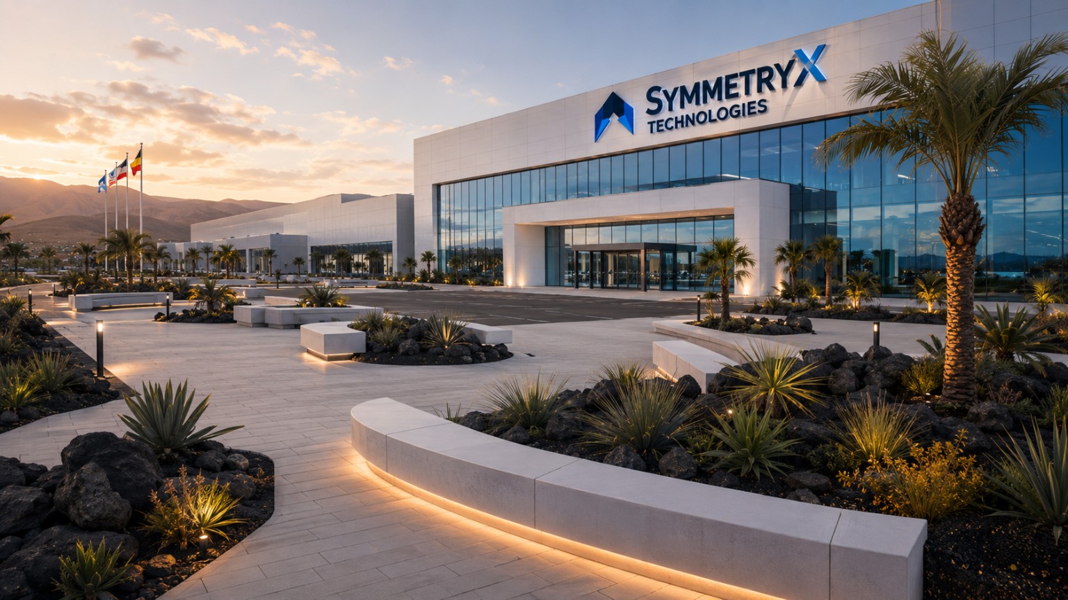 Symmetry Campus Außenansicht — Visualisierung